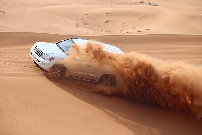 The Sunrise Desert Safari in Abu Dhabi - Pickup in a 4×4: what comfort looks like at pre-dawn