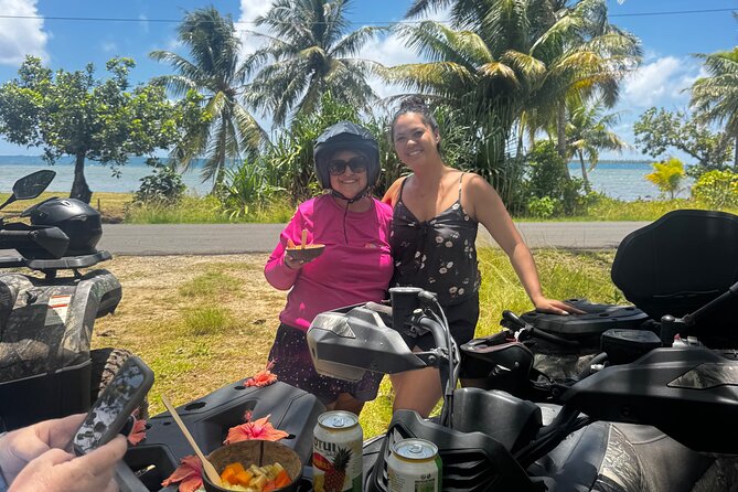 Trip to the heart of Tahaa Safari Mountains in Quad / ATV - Stop 3 in Tahaa: belvederes and mountain viewpoints you won’t get by car