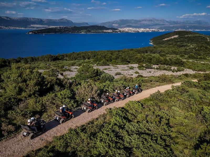 Trogir: Čiovo Quad Safari – Wild Nature & Panoramic Views! - New Segway 500cc quads with storage boxes (so you can travel light)