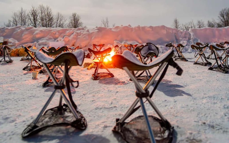 Tromsø: Northern Lights Safari - Meeting at Skaret by Vander and Getting Tour-Day Warm Fast