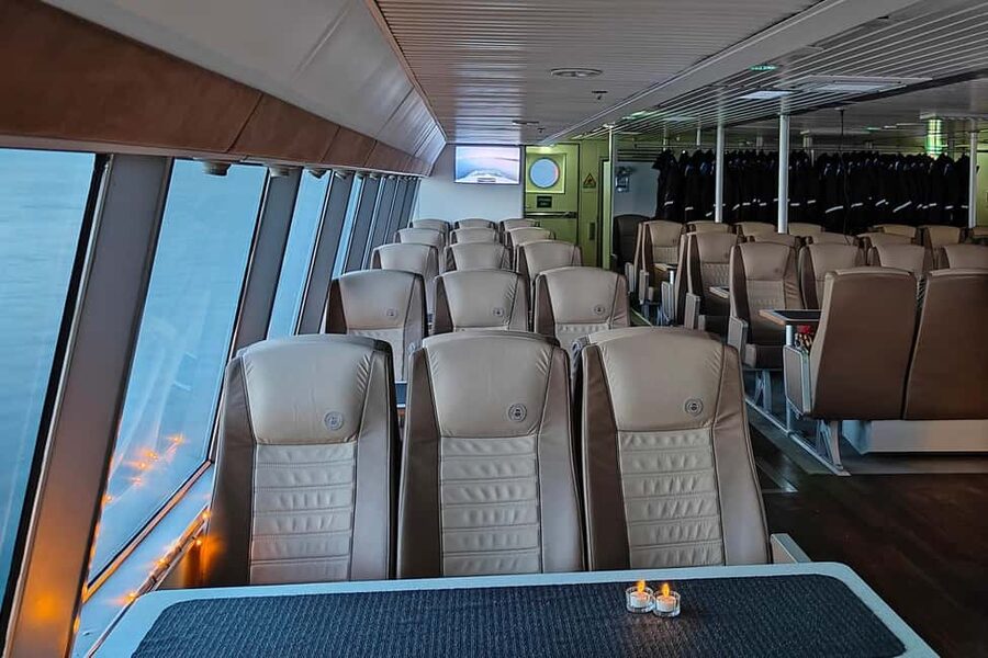 Tromsø Whale Safari with MS Gabriele - MS Gabriele Catamaran: Warm Inside, Real Deck Time Outside