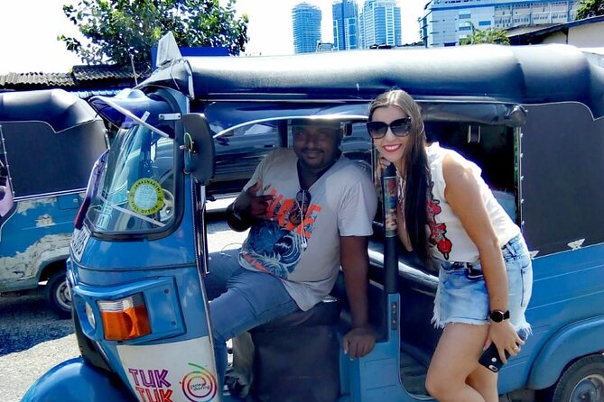 Tuk Tuk Private Safari Tour Exploring Sri Lanka's Capital Colombo - Gangaramaya (Vihara): a major Buddhist landmark where modern architecture shows up