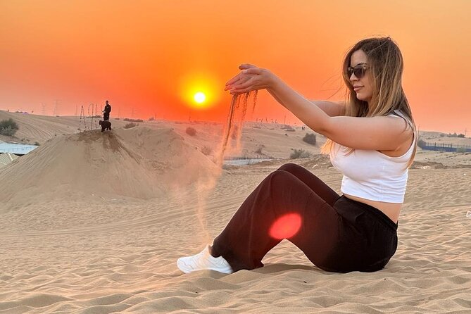VIP Desert Safari with 4x4 pick up & drop, camel ride bbq dinner - Key points at a glance