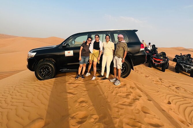 VIP Desert Safari with High Red Dune Bashing & Live BBQ Dinner - Bedouin camp extras before dinner: henna, sheesha, and desert culture touches