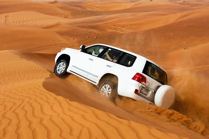 VIP Dubai Desert Safari with Dinner served at table and 3 live Shows - The 2:00 pm departure and what the timing gets you