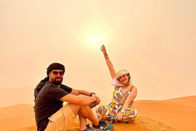 VIP Dubai Desert Safari with Quadbike,Sandboarding & BBQ dinner - Live Shows at Adventure Planet: Tanura, Belly Dance, and Fire