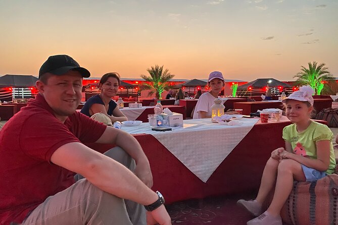 VIP Evening Desert Safari with Camel Ride & BBQ Dinner–Shared Car - Sandboarding and camel rides: classic desert beats, handled in one run