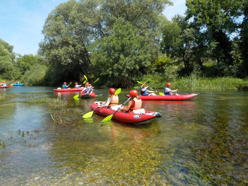 Zadar: River Zrmanja Guided Kayak Safari & Waterfalls - Swim breaks in crystal-clear water: when to bring your towel